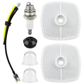 HUSWELL PB-250 air filter kit front view for direct-fit Echo replacement