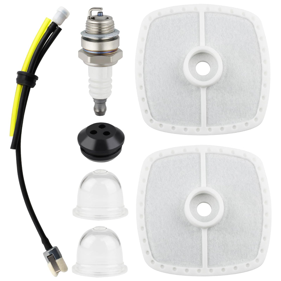 HUSWELL PB-250 air filter kit front view for direct-fit Echo replacement