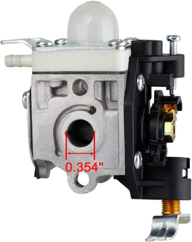 HUSWELL PB-250 carburetor side view, compatible with PB-250LN and ES-250