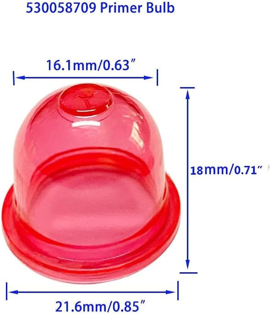 HUSWELL primer bulb compatibility chart across Echo, Stihl, Husqvarna