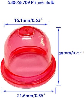 HUSWELL primer bulb compatibility chart across Echo, Stihl, Husqvarna