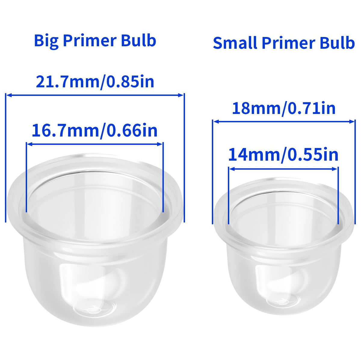 HUSWELL PB580 primer bulb close-up, broad compatibility across common blower models