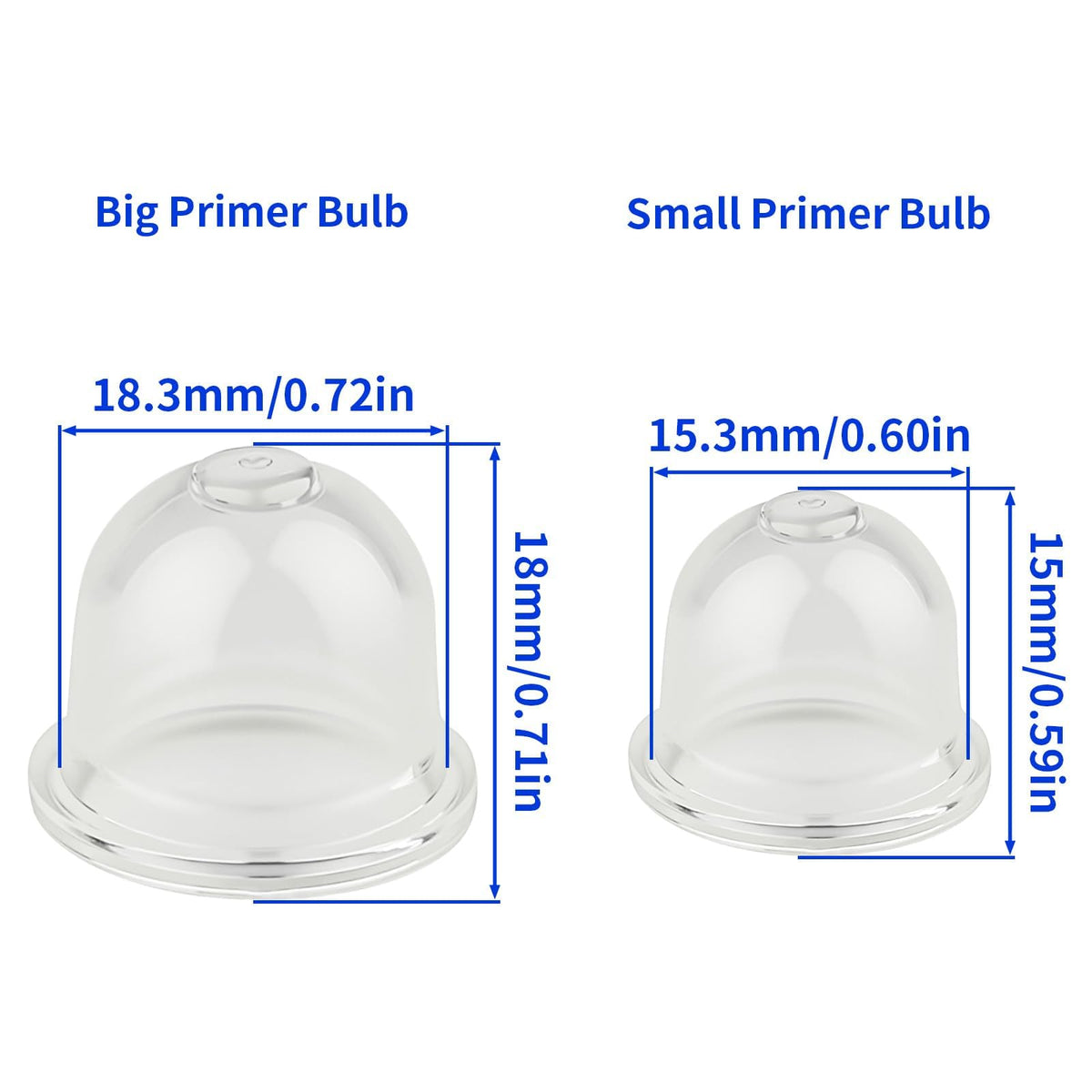 HUSWELL Ryobi RY253SS primer bulb detail, upgrade for efficient priming