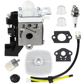 HUSWELL RB-K92A carburetor front view improves compatibility with Echo and Shindaiwa trimmers.