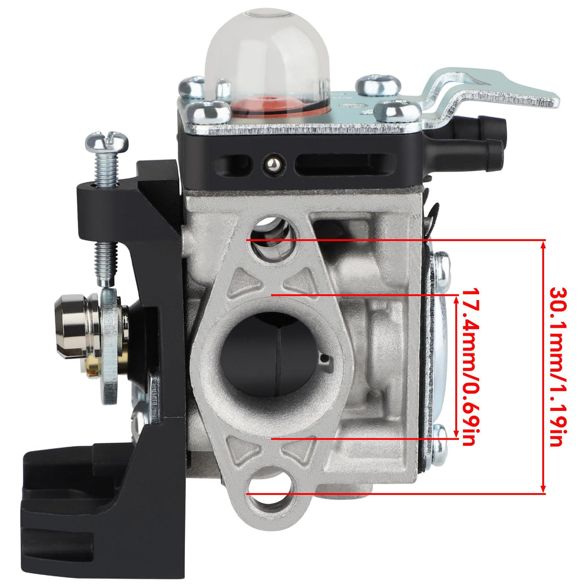 HUSWELL spark plug included for reliable ignition and quick starts.