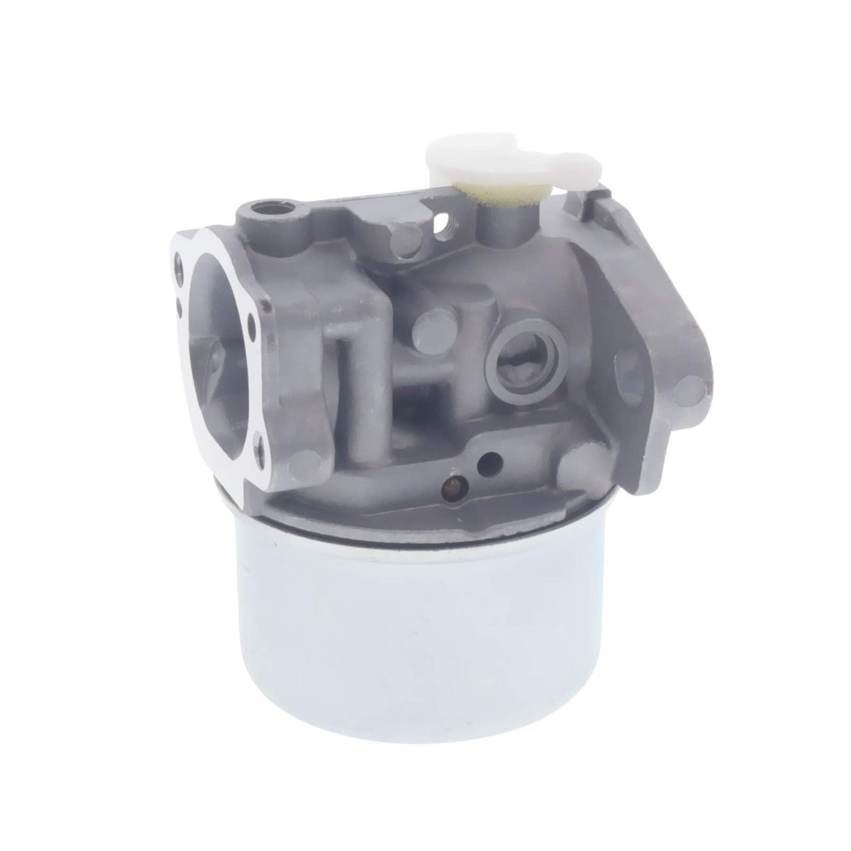 Hutdkte carburetor installed on mower for easy maintenance