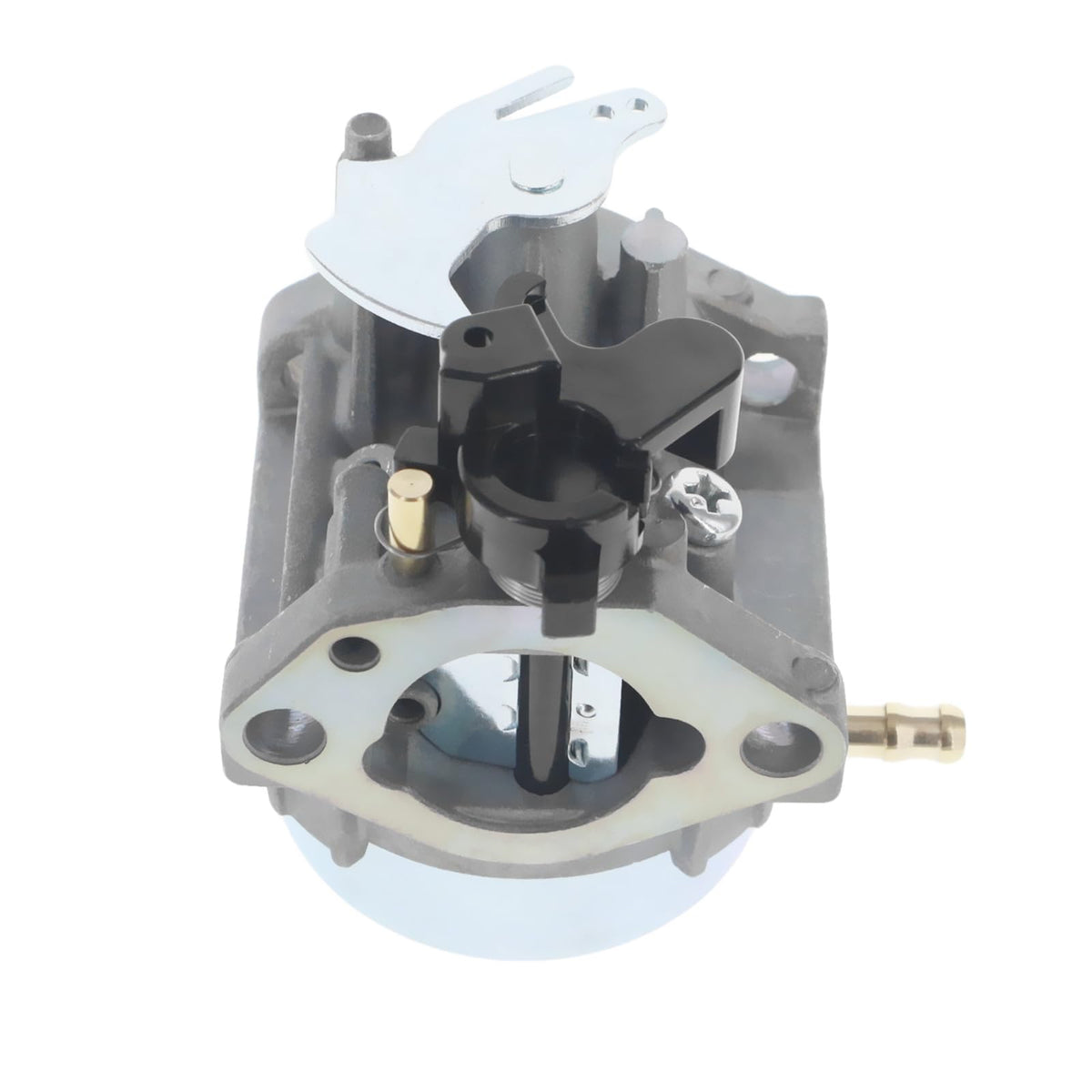 Close-up of Hutdkte GCV170 carburetor showing precision fittings for reliable operation.