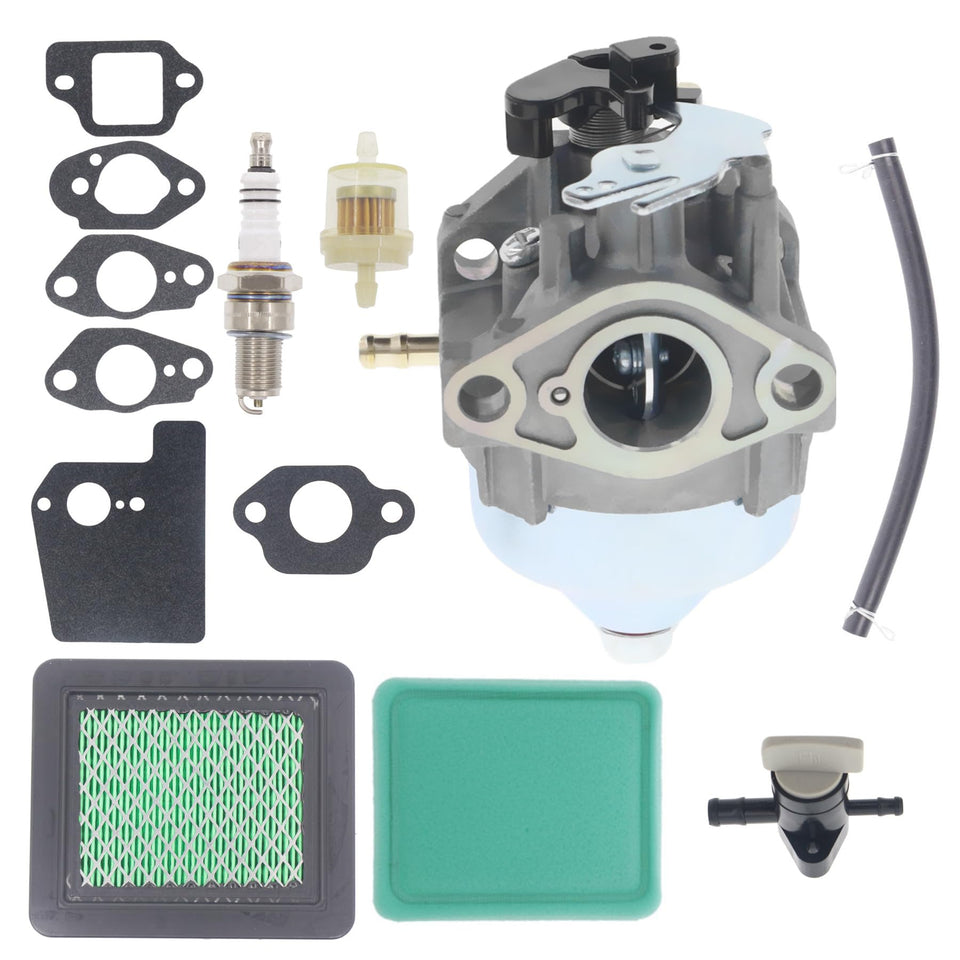 Hutdkte GCV170 carburetor kit package with insulator and filters for Honda engines.