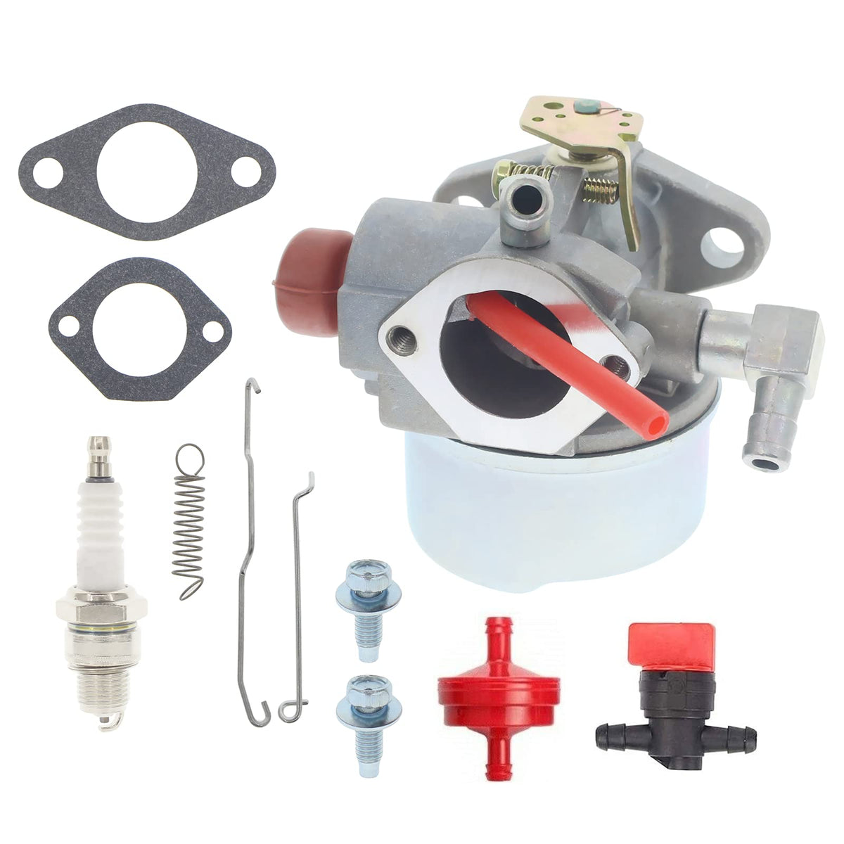 Hutdkte Tecumseh LEV carburetor assembly for engines improves starting reliability.