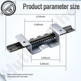 Huthbrother 5/16-18 nut pack included for secure mounting.