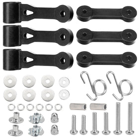 Huthbrother bagger hood latch kit front view shows durable construction for easy replacement.