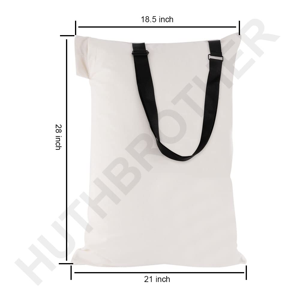 Huthbrother bottom-zipper-opening allows quick debris release for efficient unloading.