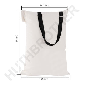 Huthbrother bottom-zipper-opening allows quick debris release for efficient unloading.