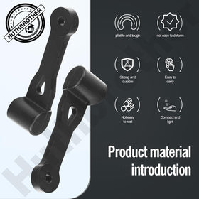 Huthbrother chute latch assembly closeup highlights sturdy hardware for reliable operation.