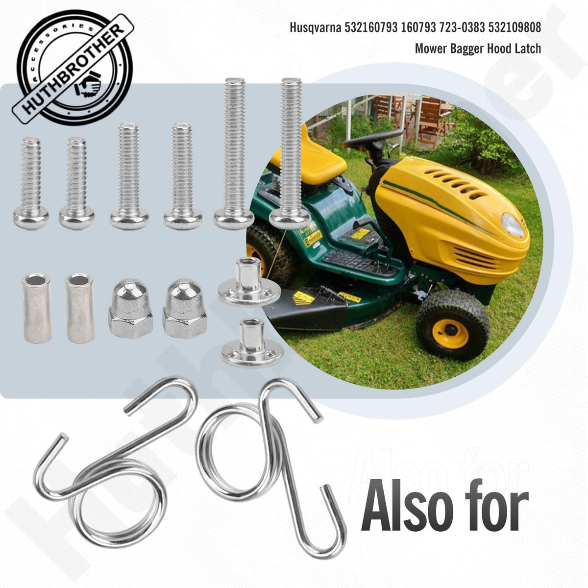Huthbrother durable metal construction signals long-lasting bagger parts.