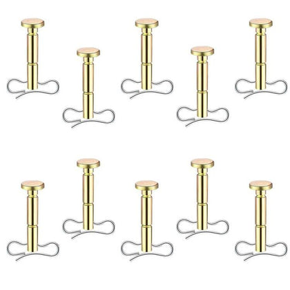 Huthbrother shear-pin-assembly close-up, durable steel pins for snowblower reliability