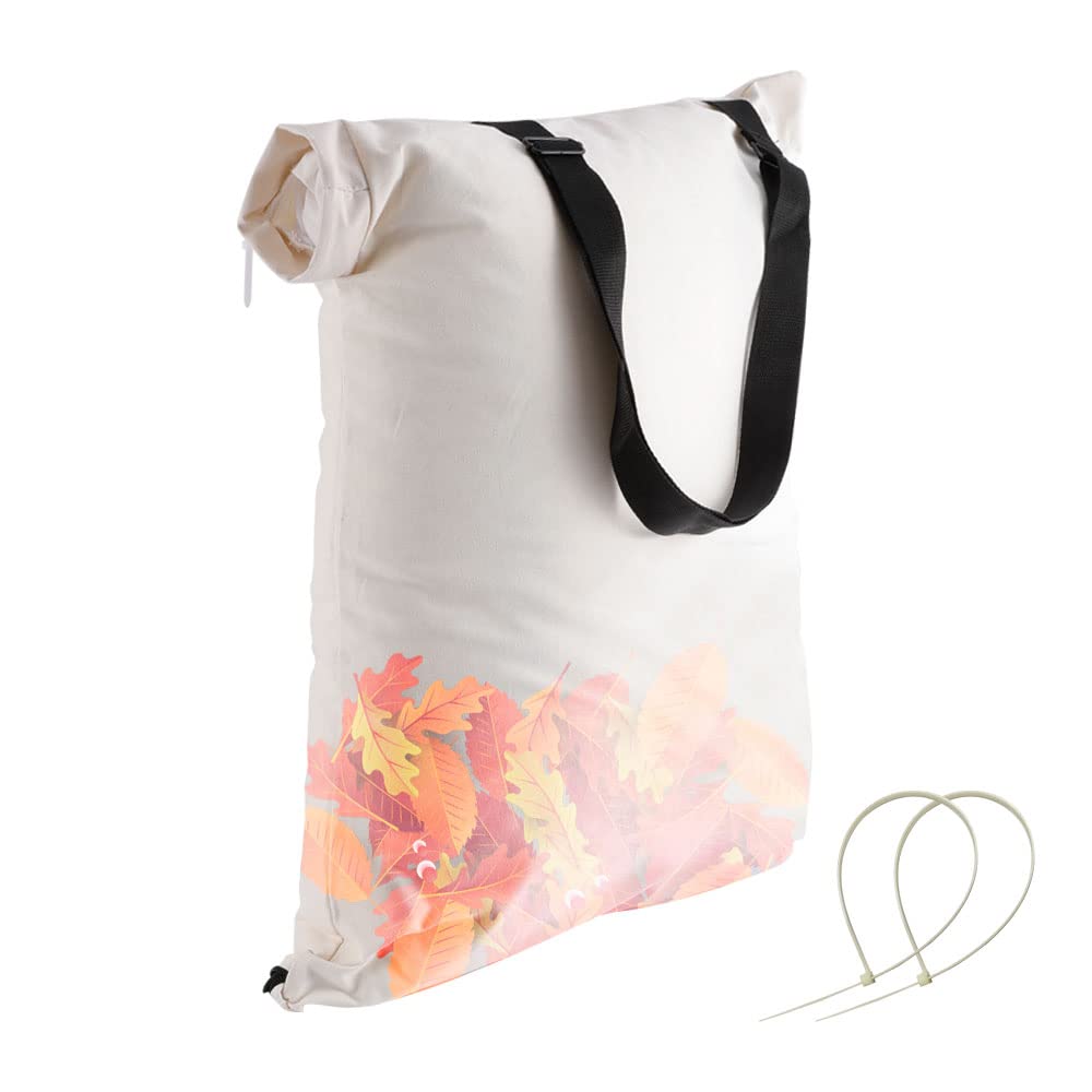 Huthbrother universal leaf vac bag with 3.5-inch opening for easy attachment and efficient debris intake.