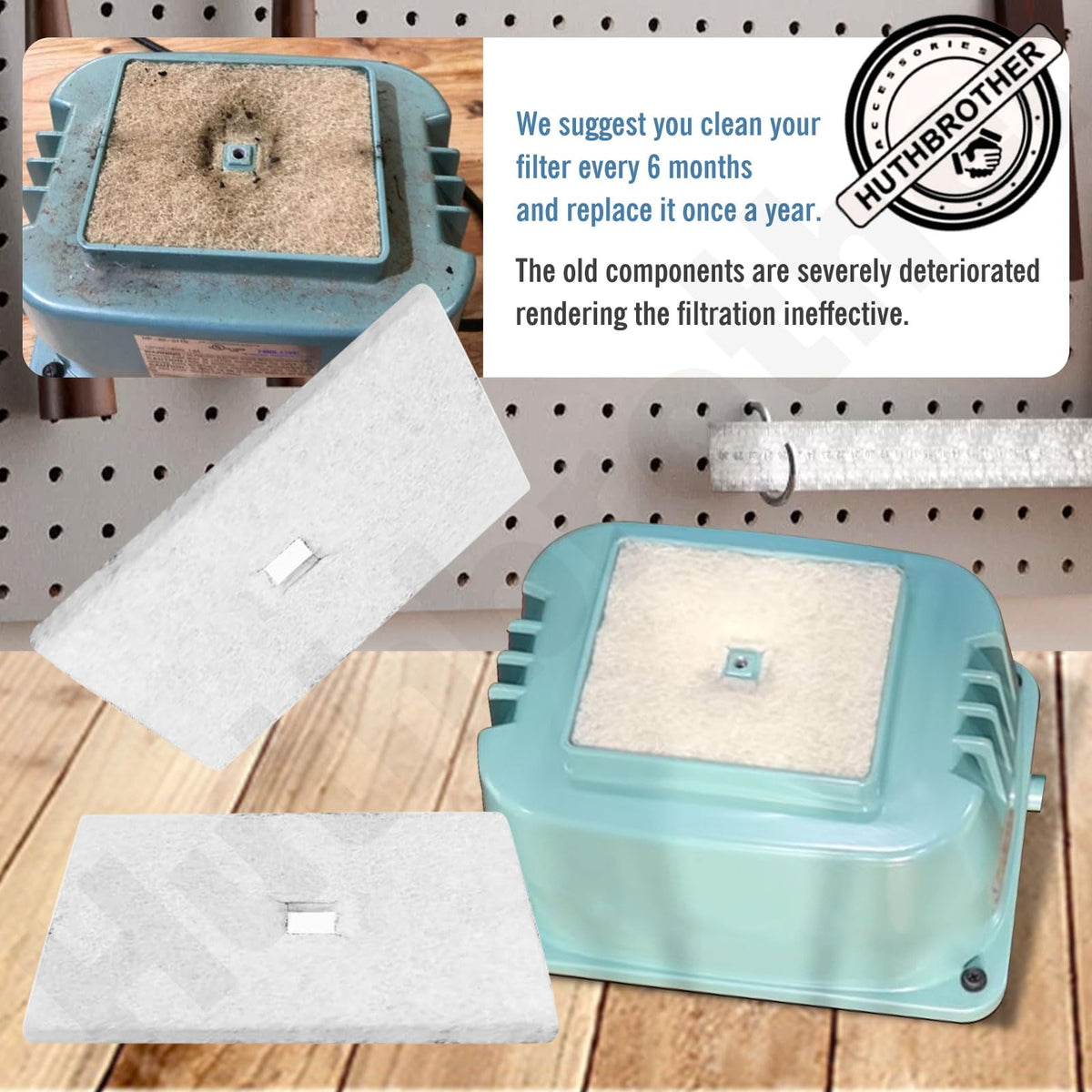 Huthbrother 8-pack Hiblow HP-80-XXXX air filters support flexible compatibility and stock maintenance.