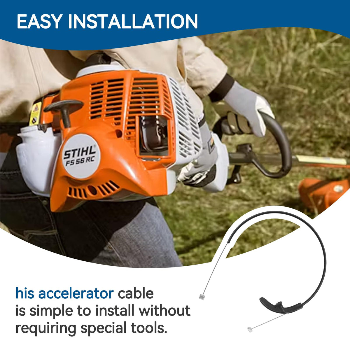 HUTUDAN two-pack replacement parts extend trimmer uptime and reduce downtime.