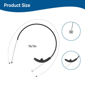 HUTUDAN 2-pack throttle cables for STIHL KM56/HT56 offer convenient replacement options.