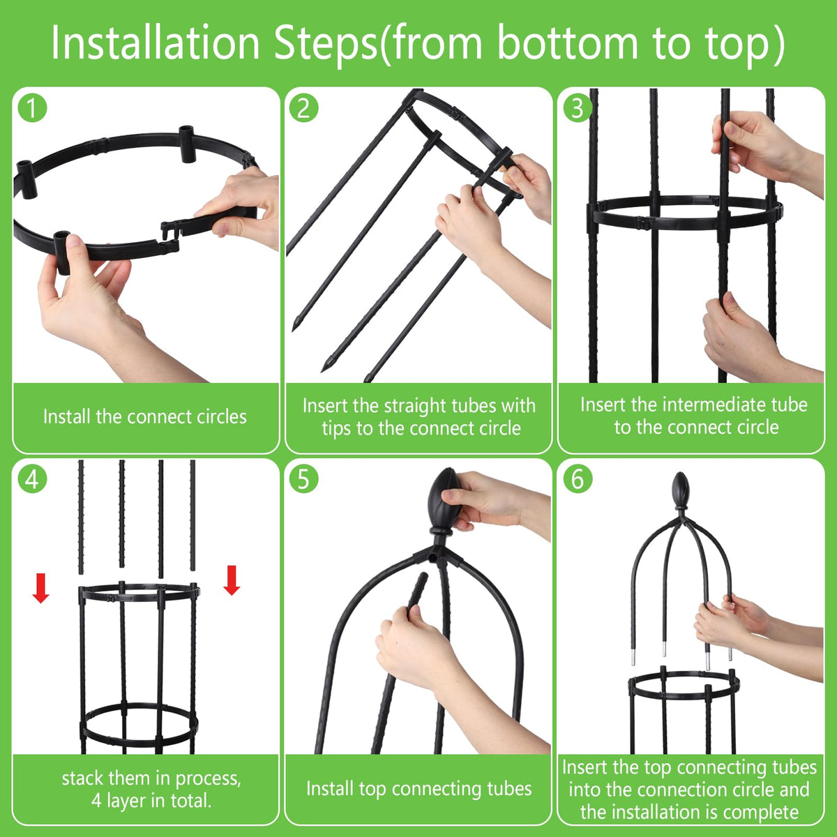 Includes plant ties and a trowel for staking and care routines.