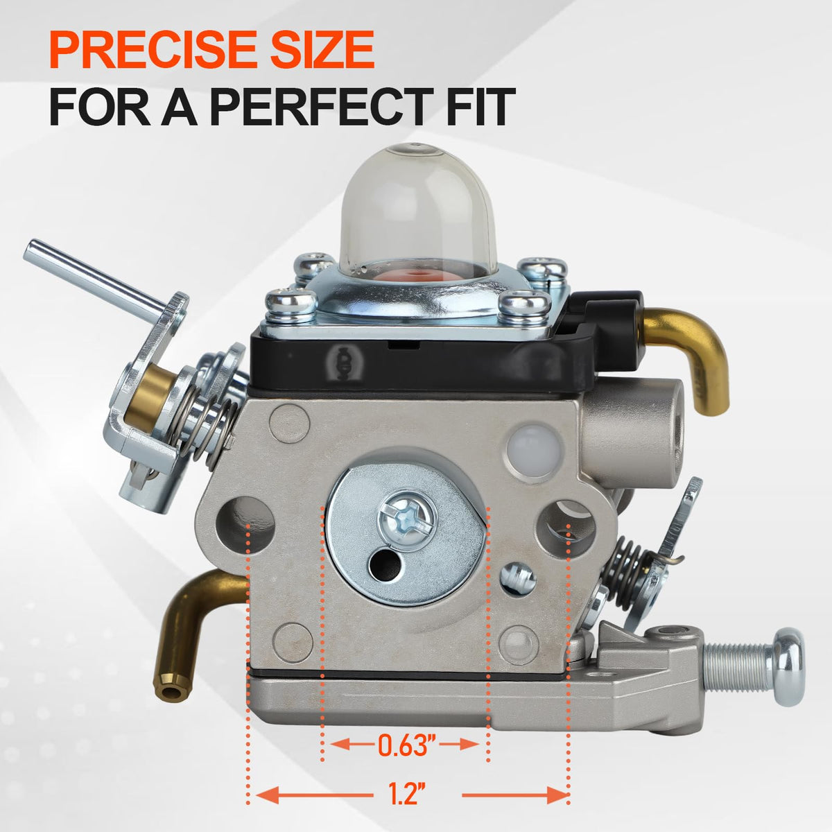 Carburetor adjustment tool included for precise tuning