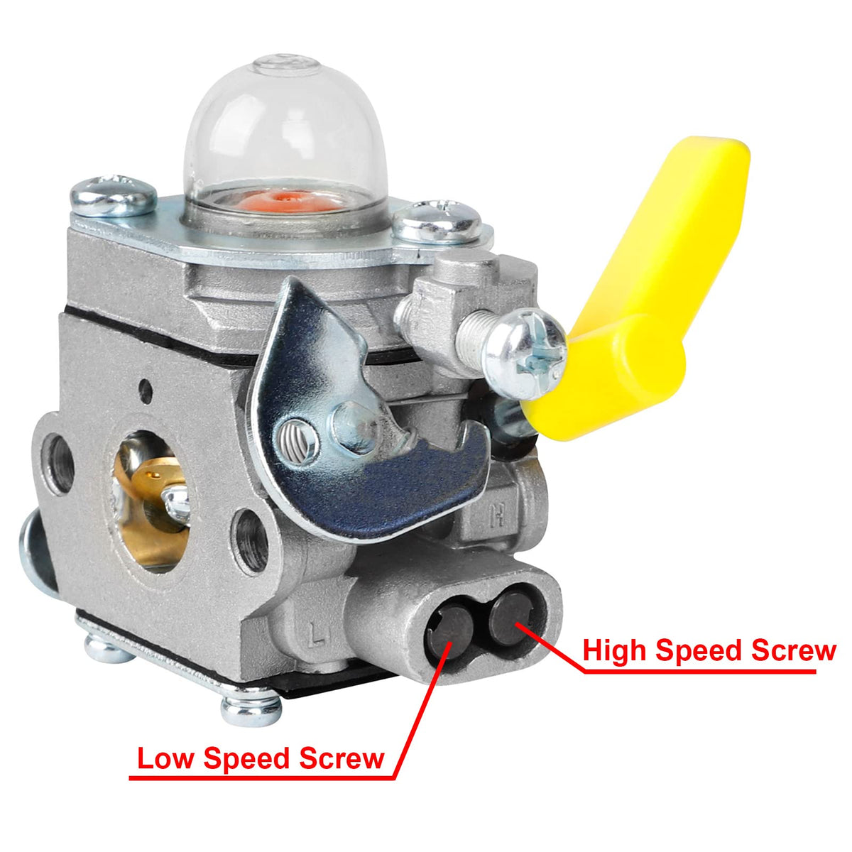 HUZTL carburetor compatibility label guides correct part selection.