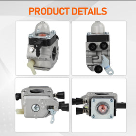 HUZTL FS38 carburetor close-up highlights solid build quality and durable components.