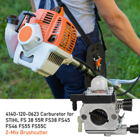 HUZTL FS38 carburetor kit content includes gaskets and filters for quick replacement.