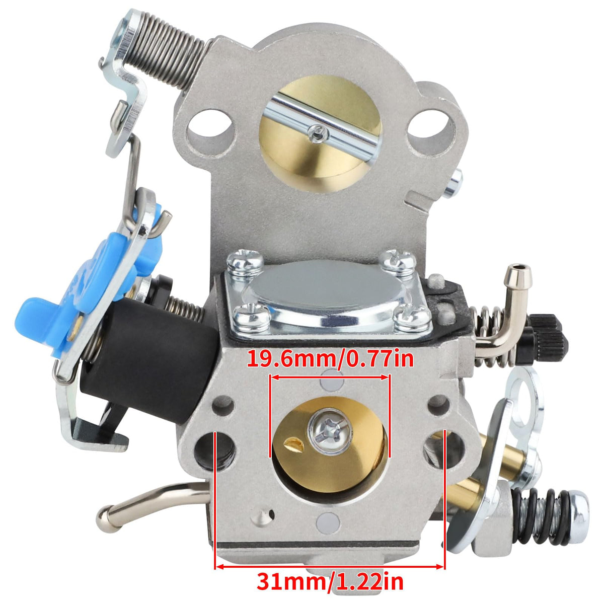 Two grommets in the kit for secure fuel line routing