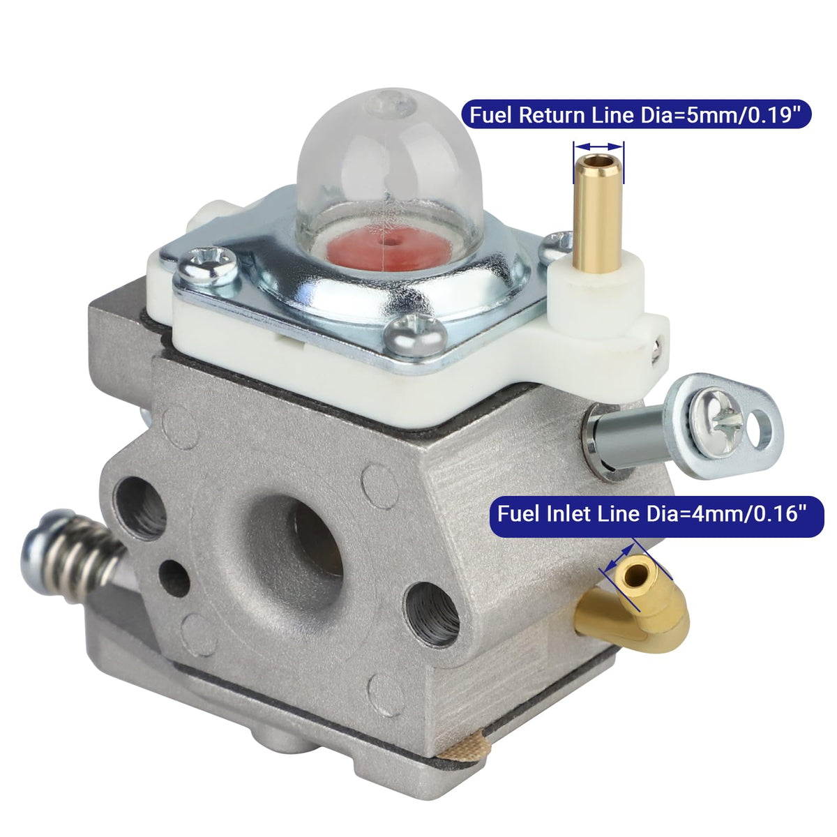 HUZTL PB-580t spark plug and gaskets detail for reliable ignition.