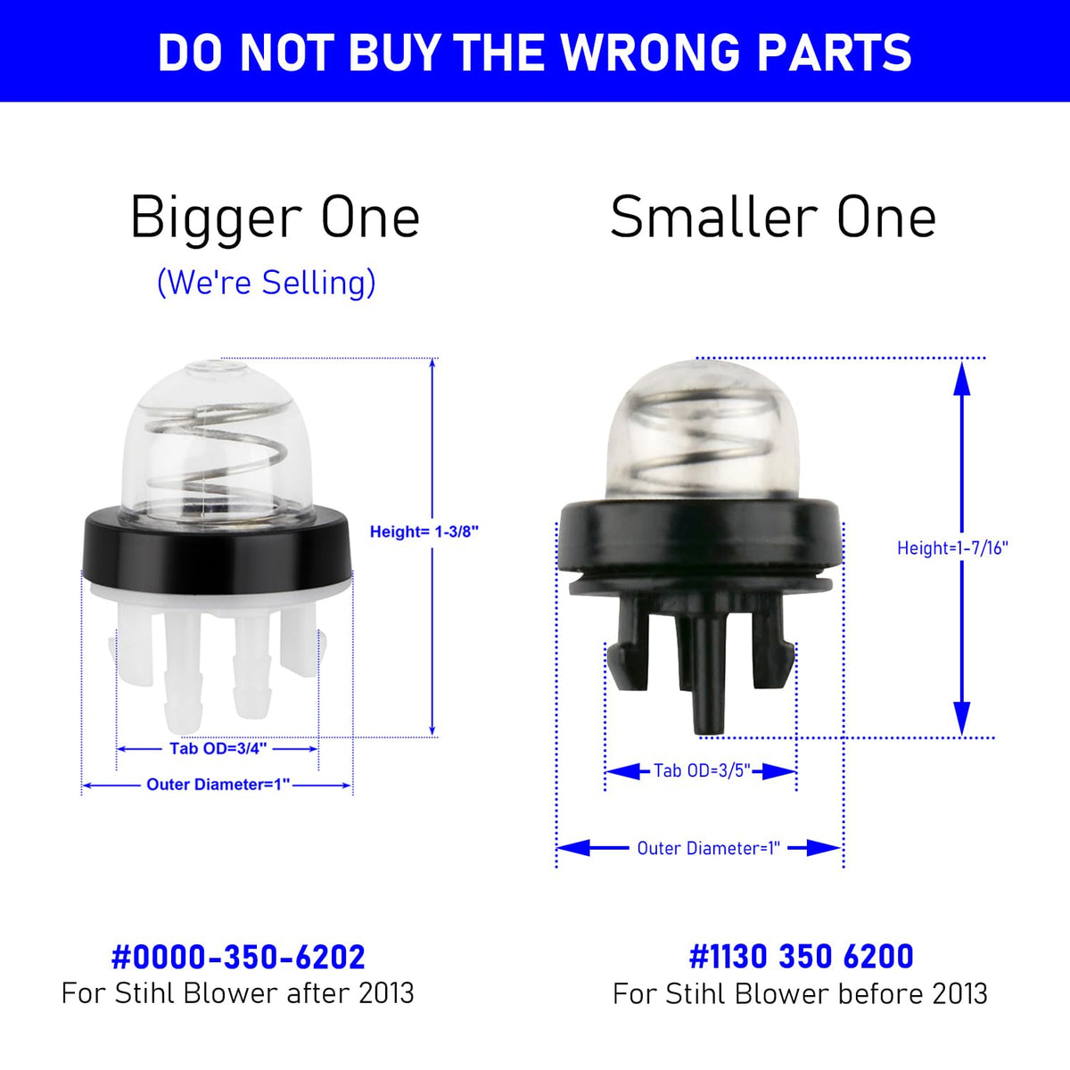 HUZTL primer bulb for Stihl BR550 assembly — reliable replacement option
