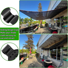 HVECT garden net clip fixes mesh securely to frames or fences