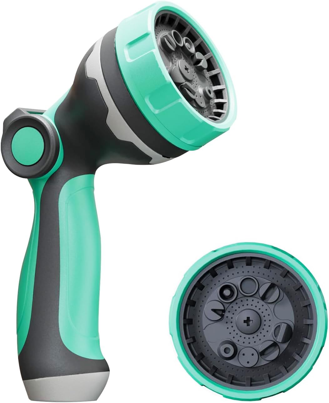 HVNPSH garden hose nozzle with versatile spray options for efficient watering