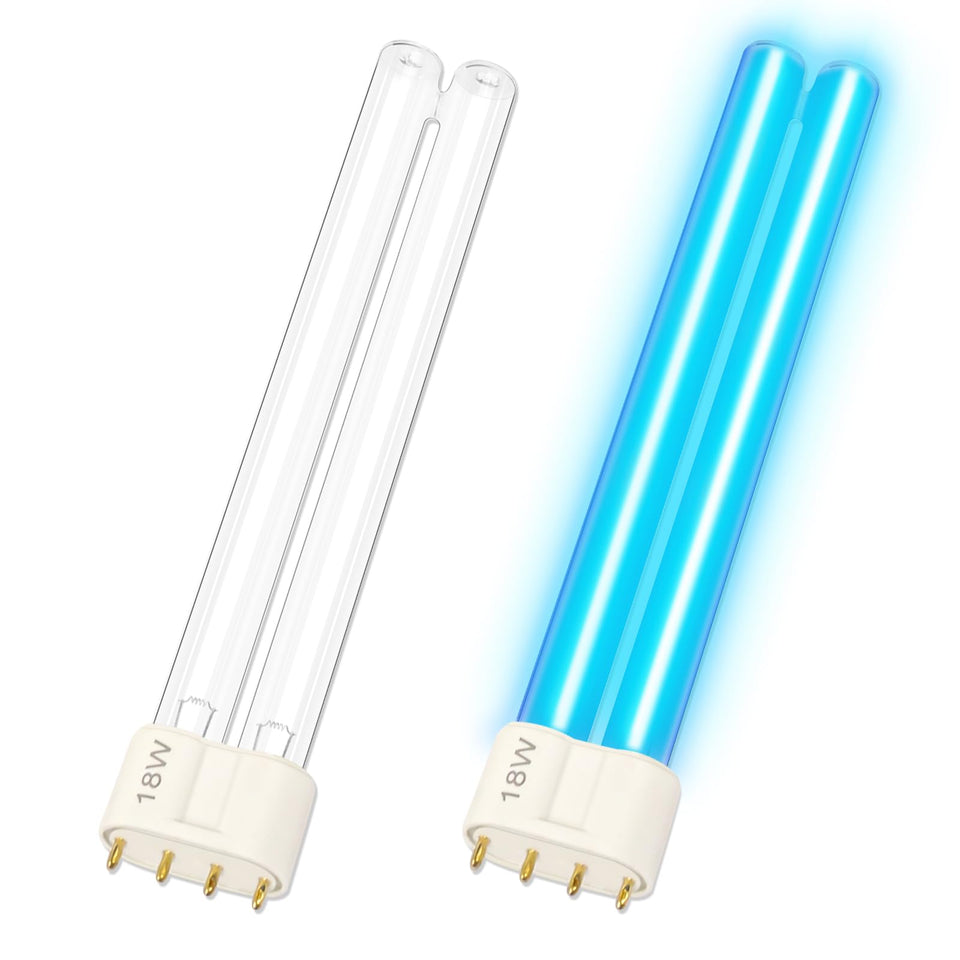 HWEIUA 18W UV bulb for pond clarifier delivers clearer water for koi ponds.