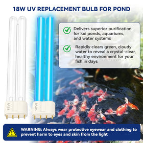 HWEIUA outdoor pond setup highlights improved water clarity in outdoor ponds.