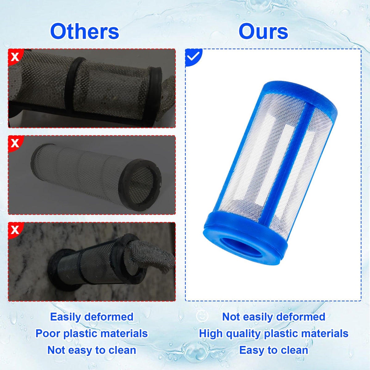 HWEIUA WC8-126Z improves water flow and filtration with efficient air removal