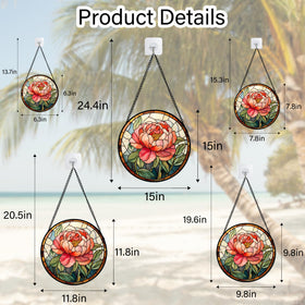 HWRHTR easy-install window hanging suncatcher ready to brighten a space.