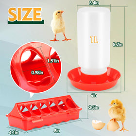 HXIAOBANN rounded edges design protects delicate chick skin during handling and feeding