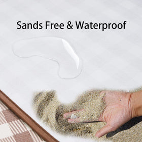 HX&OD picnic blanket anti-stain surface resists spills during outings