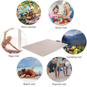 HX&OD picnic blanket easy-clean surface simplifies post-activity cleanup