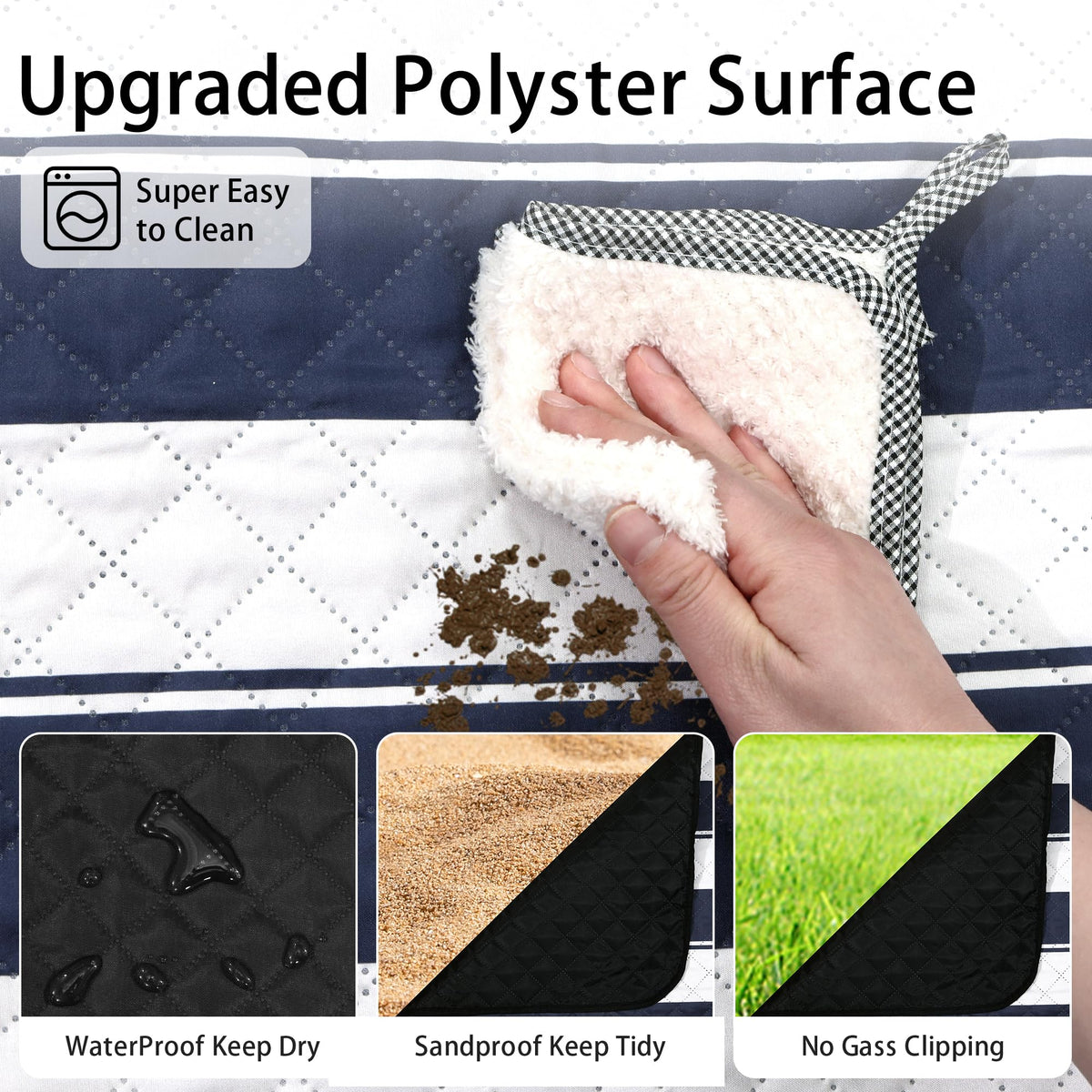 HX&OD lightweight 2.3lb blanket folds compactly for travel.