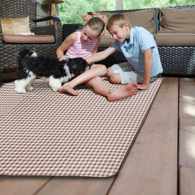 HX&OD picnic blanket waterproof bottom keeps ground dry and comfortable