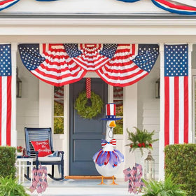 HXRYAGi outdoor goose decor boosts curb appeal for celebrations.