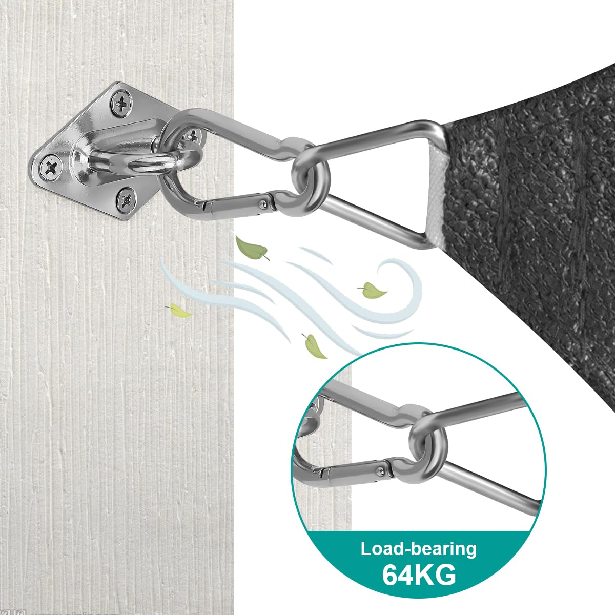 HYASIA snap hook 2pcs for quick connections