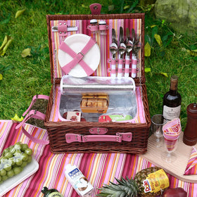 HYBDAMAI plaid woven wicker design with chic outdoor style