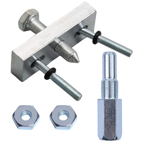 Hyceker flywheel puller assembly for safe crank removal during maintenance