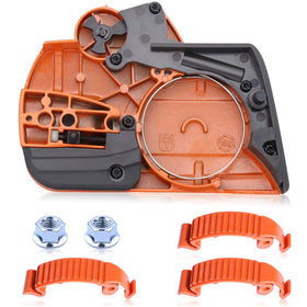 Hyceker Husqvarna 440 chain brake cover front view for safer operation