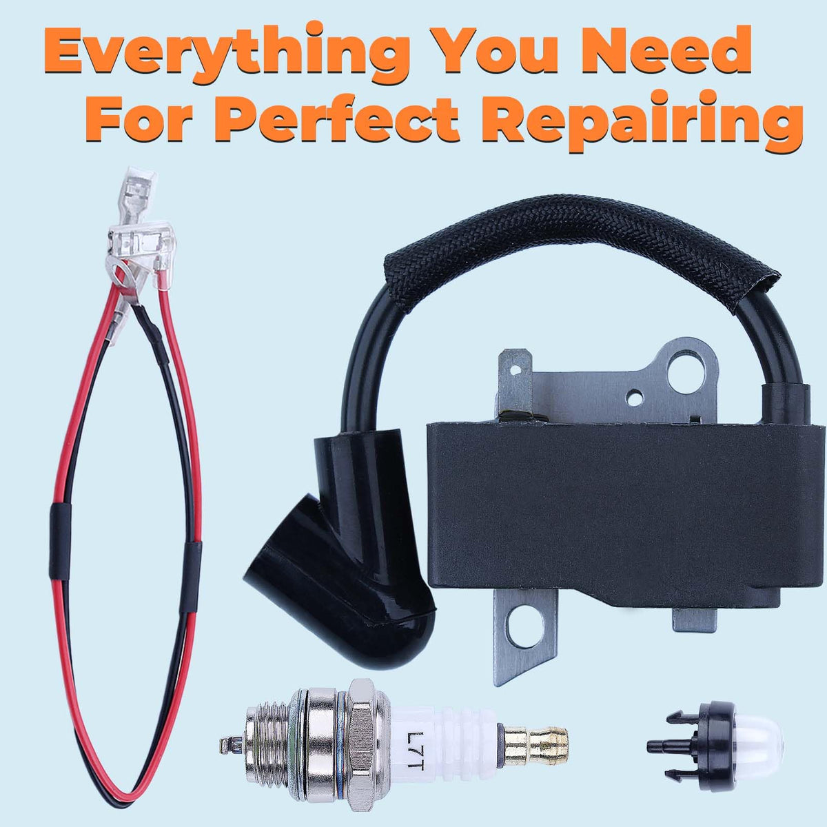 Hyceker ignition coil for McCulloch CS350-CS450 designed for dependable ignition