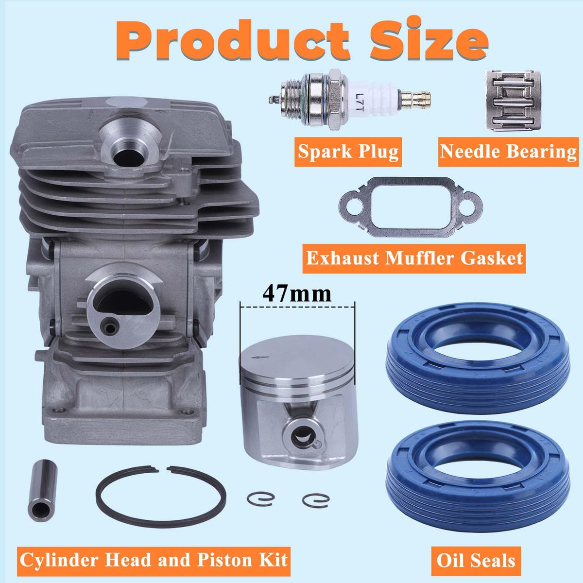 Hyceker round intake clamp style improves airflow for MS chainsaws